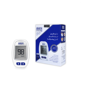 دستگاه تست قند خون آوان مدل AGM01 به همراه 25 عدد نوار تست قند خون